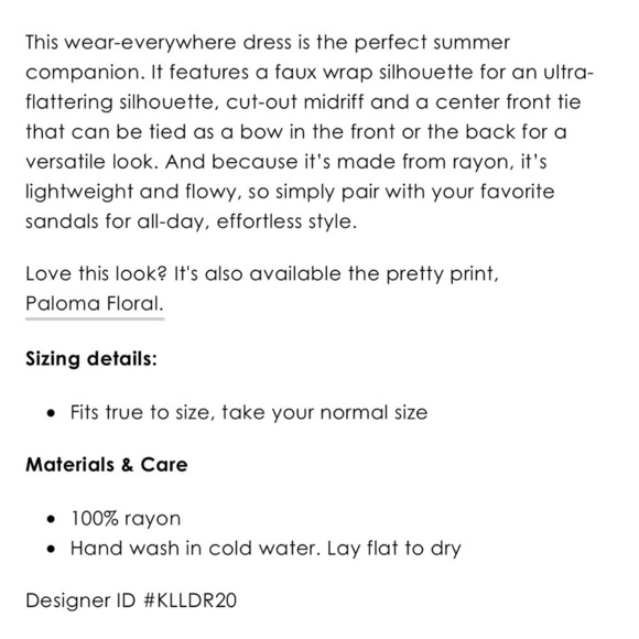 NWT L*SPACE Kellen Lilac Midi Cutout Wrap Dress Sz M - Picture 5 of 5